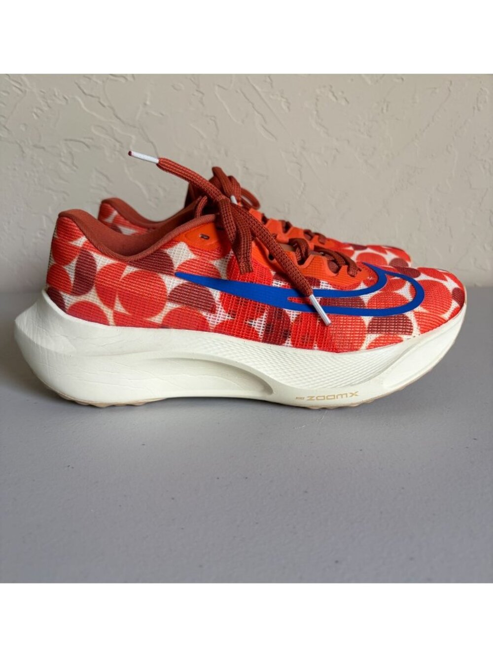 Nike Zoom Fly 5 Premium Safety Orange Polka Dot Running Athletic Training Shoes